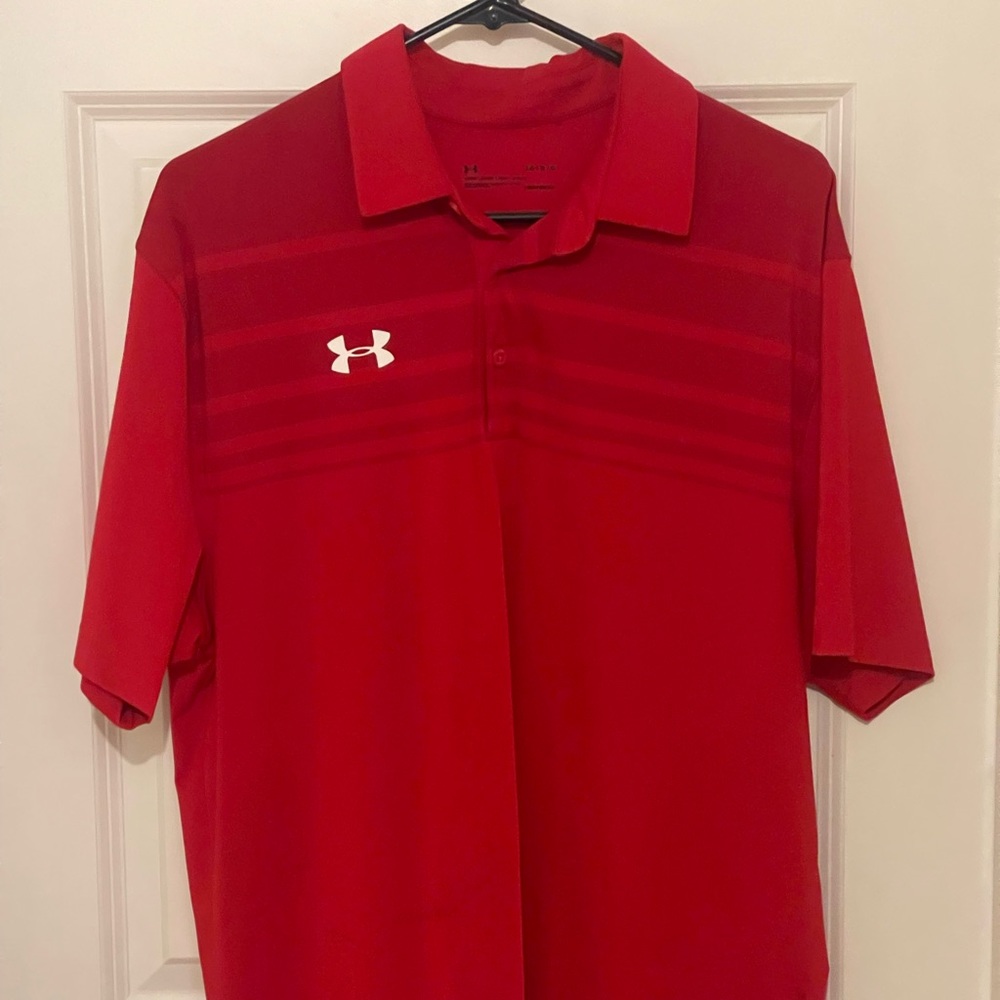Under armor golf polo heat wear